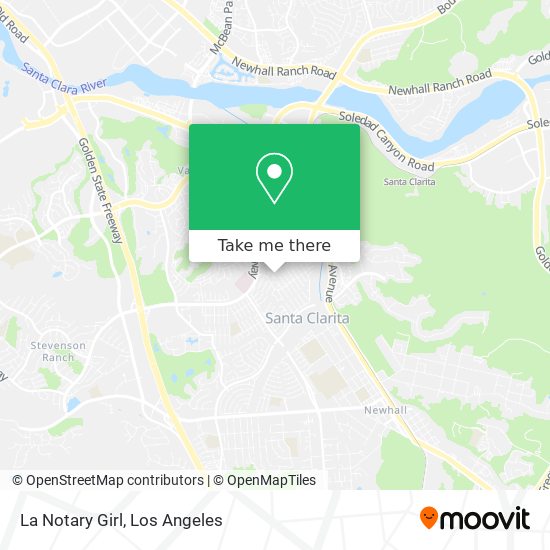 La Notary Girl map