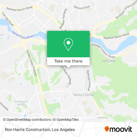 Ron Harris Construction map