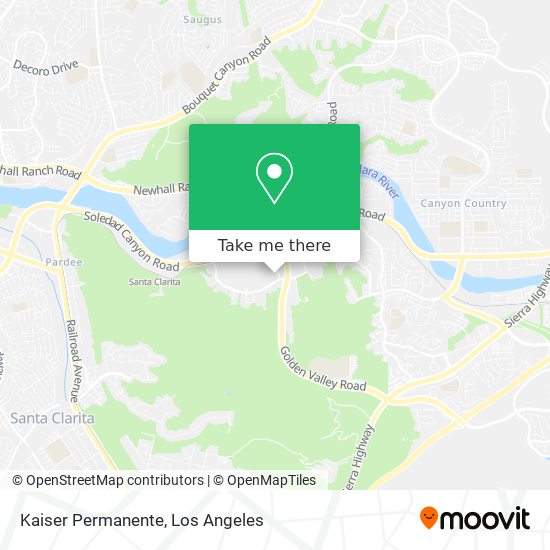 Kaiser Permanente map