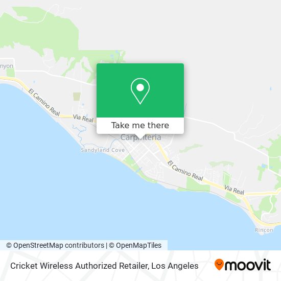 Cricket Wireless Authorized Retailer map