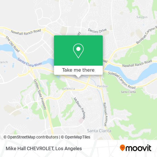 Mike Hall CHEVROLET map