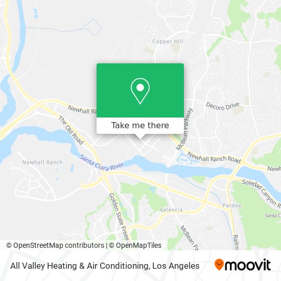 Mapa de All Valley Heating & Air Conditioning