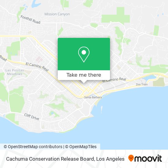 Cachuma Conservation Release Board map