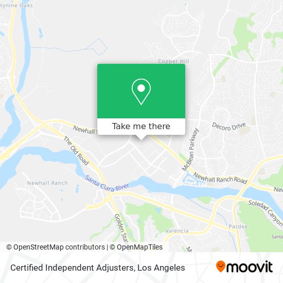 Certified Independent Adjusters map