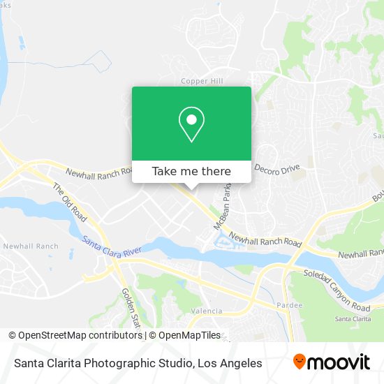 Santa Clarita Photographic Studio map