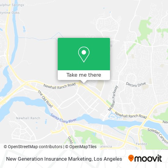 New Generation Insurance Marketing map