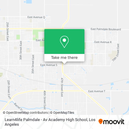 Mapa de Learn4life Palmdale - Av Academy High School