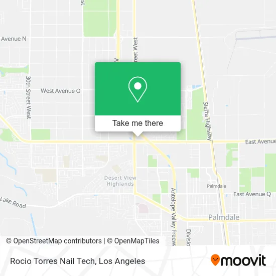 Rocio Torres Nail Tech map