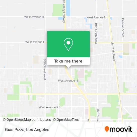 Gias Pizza map