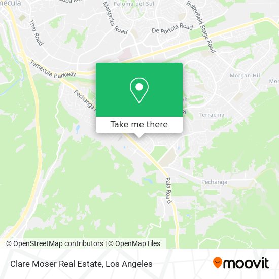 Clare Moser Real Estate map