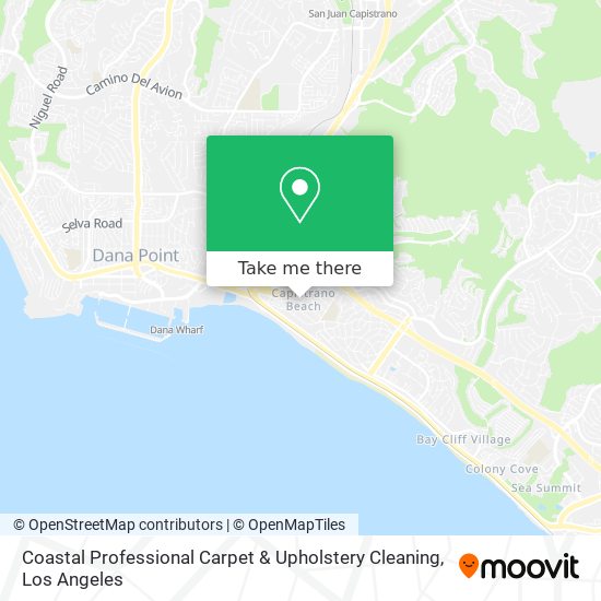 Mapa de Coastal Professional Carpet & Upholstery Cleaning