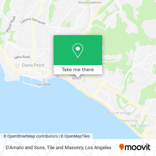 Mapa de D'Amato and Sons, Tile and Masonry