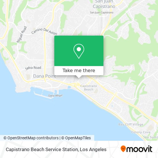Capistrano Beach Service Station map