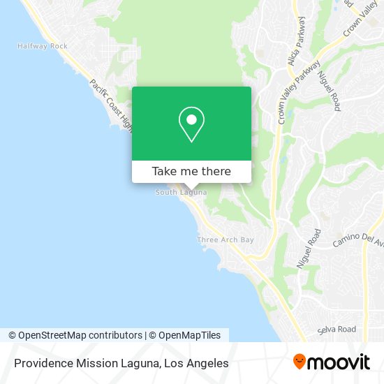 Providence Mission Laguna map