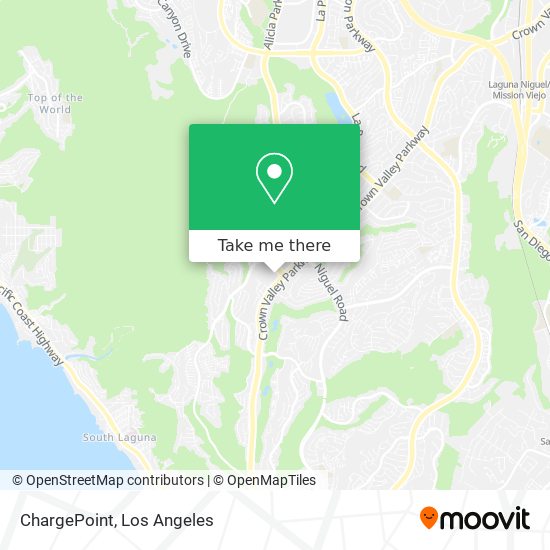 Mapa de ChargePoint