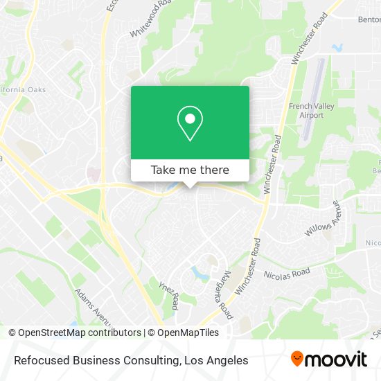 Refocused Business Consulting map