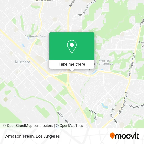 Amazon Fresh map