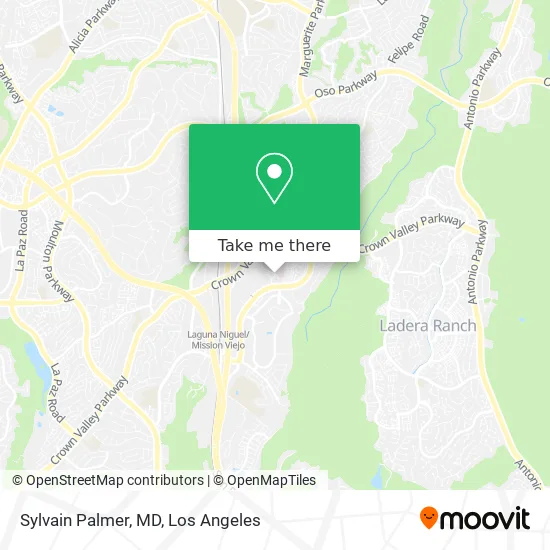 Sylvain Palmer, MD map