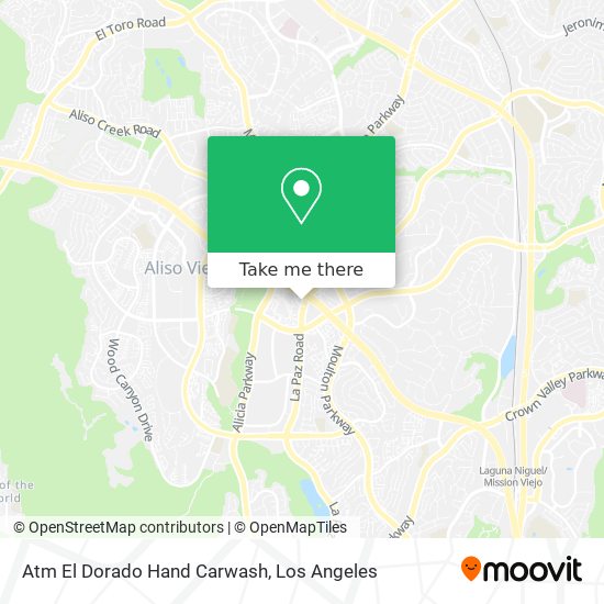 Atm El Dorado Hand Carwash map