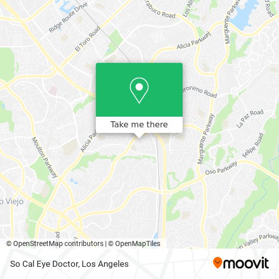 Mapa de So Cal Eye Doctor