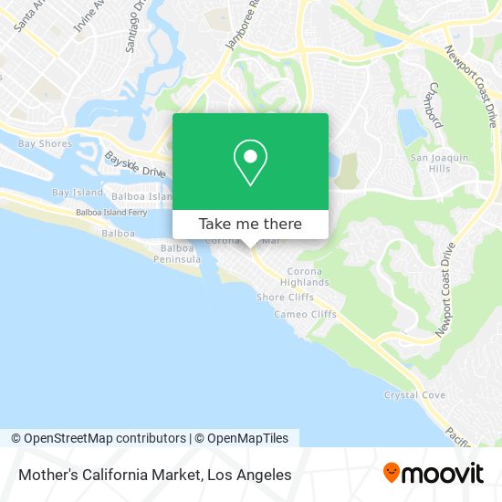 Mother's California Market map