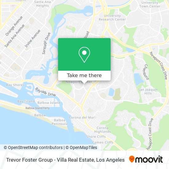 Trevor Foster Group - Villa Real Estate map