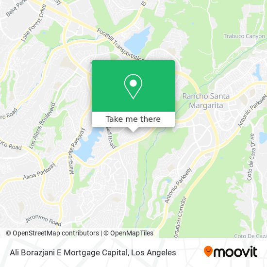 Mapa de Ali Borazjani E Mortgage Capital