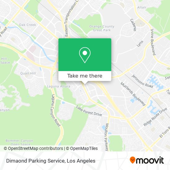 Dimaond Parking Service map