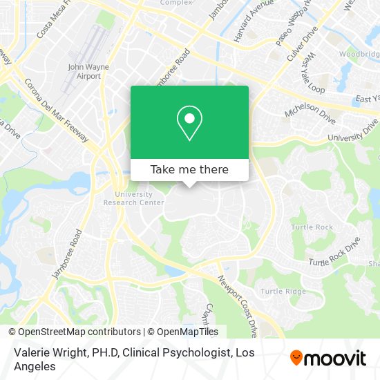 Valerie Wright, PH.D, Clinical Psychologist map