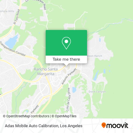 Adas Mobile Auto Calibration map