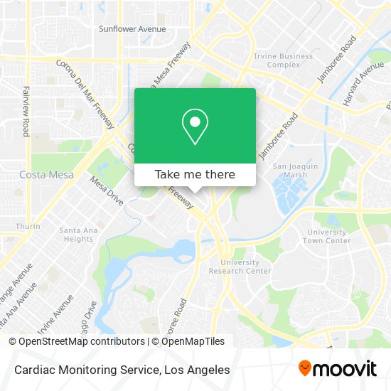 Cardiac Monitoring Service map