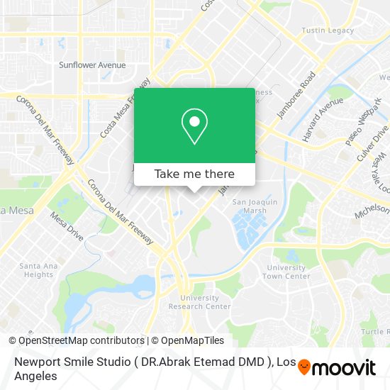 Newport Smile Studio ( DR.Abrak Etemad DMD ) map