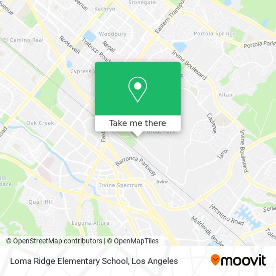 Mapa de Loma Ridge Elementary School