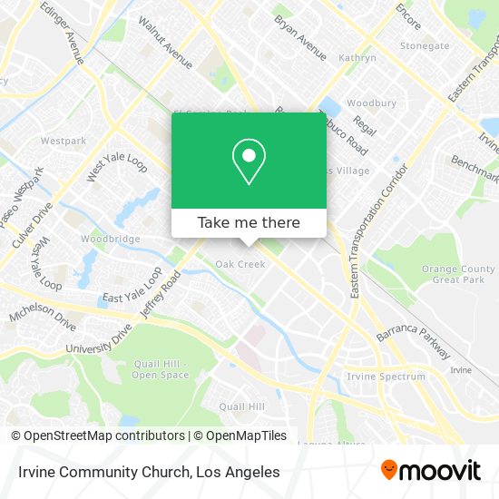 Irvine Community Church map