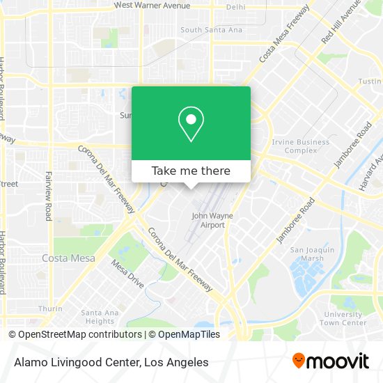 Alamo Livingood Center map