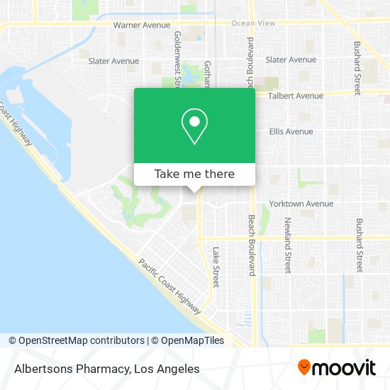 Albertsons Pharmacy map