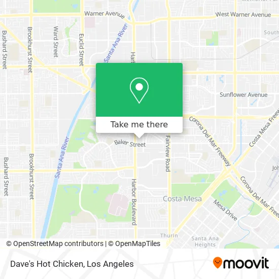 Mapa de Dave's Hot Chicken