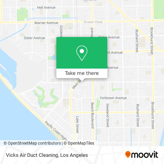 Mapa de Vicks Air Duct Cleaning