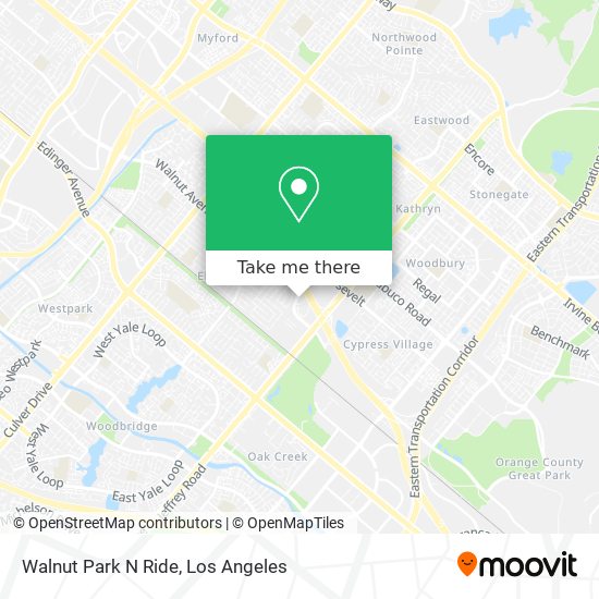 Mapa de Walnut Park N Ride