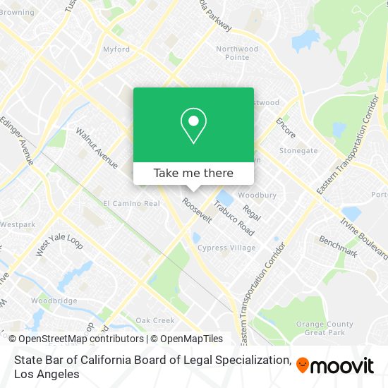 State Bar of California Board of Legal Specialization map