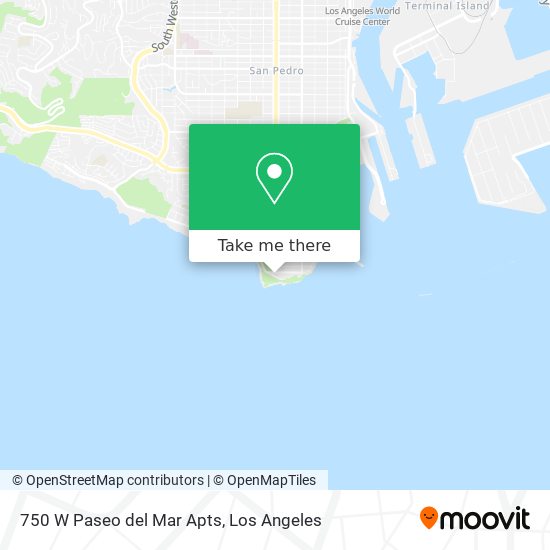 750 W Paseo del Mar Apts map