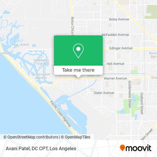 Mapa de Avani Patel, DC CPT