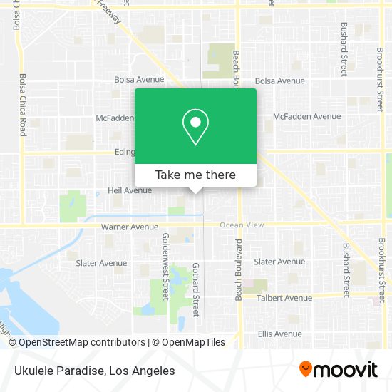 Ukulele Paradise map