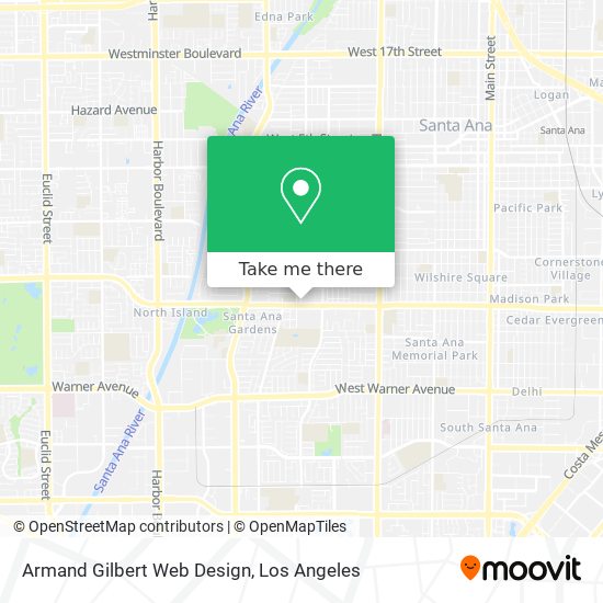 Armand Gilbert Web Design map