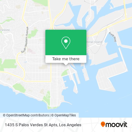 1435 S Palos Verdes St Apts map