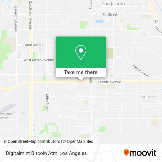 Mapa de Digitalmint Bitcoin Atm