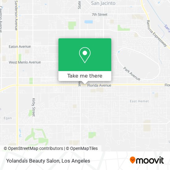 Yolanda's Beauty Salon map