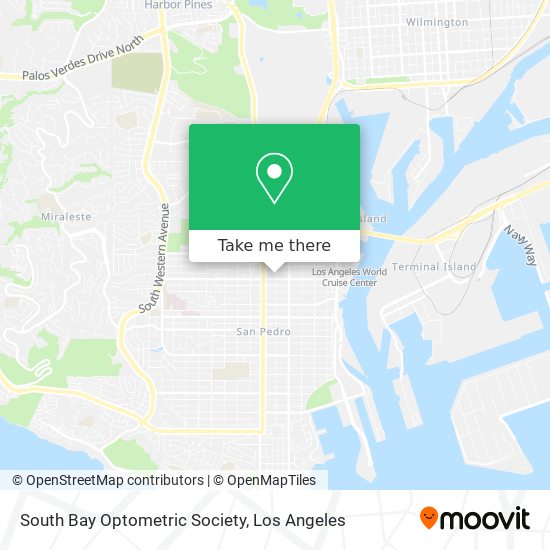 South Bay Optometric Society map