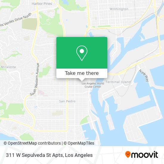 Mapa de 311 W Sepulveda St Apts