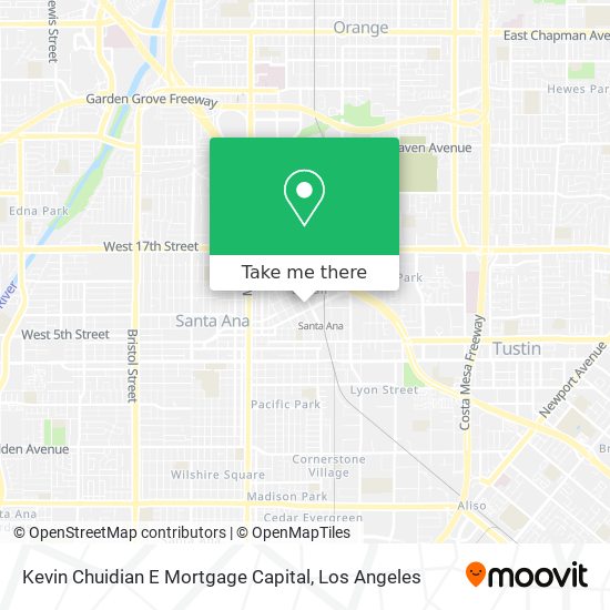 Mapa de Kevin Chuidian E Mortgage Capital